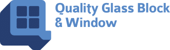 quality glass block logo